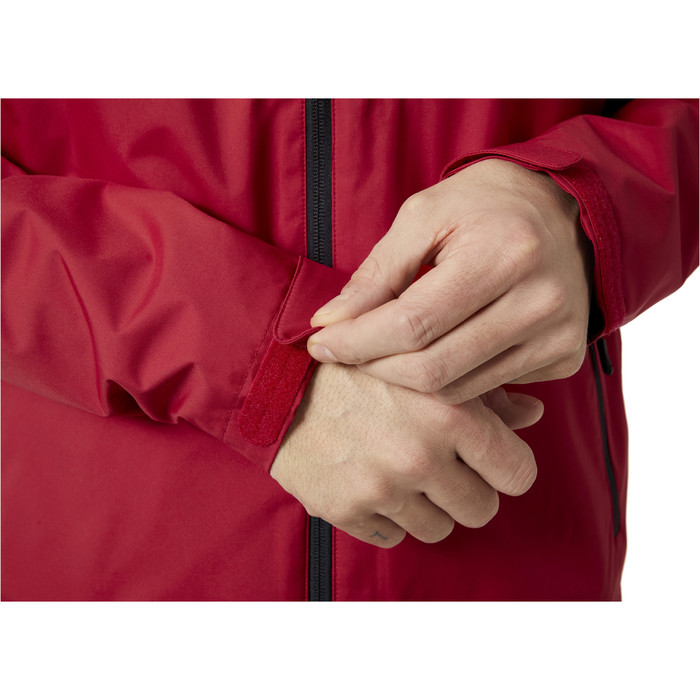 2024 Helly Hansen Mens Hooded Crew Jacket 33875 - Red